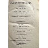 Flora Oxoniensis. 1794. Quarter calf. One page inside back cover loose.