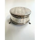 A Victorian Style Circular Ring Box