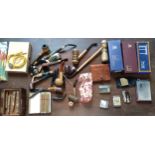 Cigars by Winterman's and Doncella, six lighters and selection of pipes including three Dunhill.