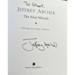 Jeffrey Archer. The First Miracle. Signed by the author hard back. Roald Dahl's Book of Ghost