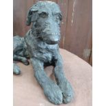 Rosemary Cook resin possibly Irish Wolfhound