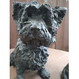 Rosemary Cook resin Westie dog