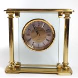 A good quality brass cased Mantel Clock by London Clock Co. with Quartz movement.