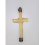 A white agate crucifix