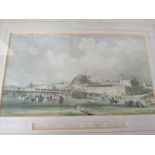 A Coloured Print of The Nottingham Railway Station