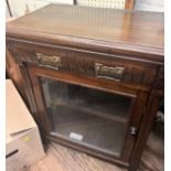 A late Victorian mahogany Display cabinet. Circa 1890.Provenance 80 Rose Street Wokingham