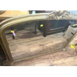 A Late Victorian Over Mantel Mirror. Provenance 80 Rose Street Wokingham.