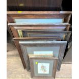 Six Various Framed Pictures. (a lot). provenance, 80 Rose Street Wokingham.