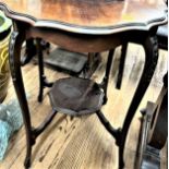 A late Victorian mahogany Occasional table. Circa 1890. provenance 80 Rose Street Wokingham.