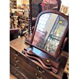 Two Large Victorian Mahogany Dressing Table Mirrors. Provenance, 80 Rose Street Wokingham.