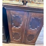 A Victorian Two Door Cupboard. Circa 1880. Provenance, 80 Rose Street Wokingham.