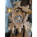 A Cuckoo Clock. Mid 20th century.