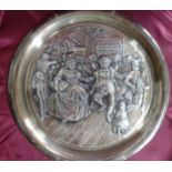 A Birmingham mint cased Christmas plate.