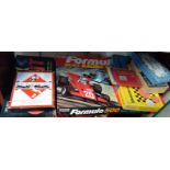 A collection of games including Monopoly (lacks board), Formula 500, Coppit, Draughts and Tit Bits.