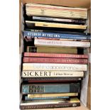 a Quantity of books. Including. Sickert. Studios by the sea. etc. (a lot)