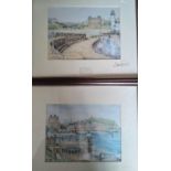 Two prints of Scarborough, after Alan Stuttle