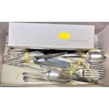 Community plate Cutlery. A quantity.