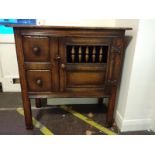 Oak cupboard, early 20th century