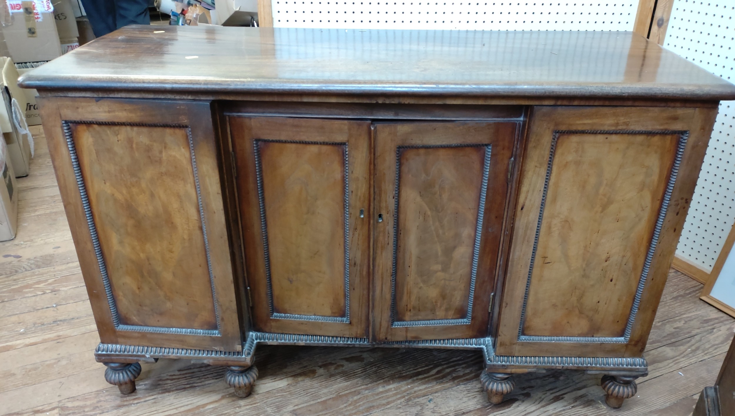 A Victorian mahogany Sideboard. circa 1850.