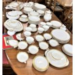 A Royal Doulton Clarendon dinner, coffee, and part tea-service (132)