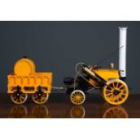 A Hornby live steam Stephensons Rocket, Set G100,Condition report: In original box and in slightly