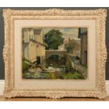 Harry Rutherford (1903-1985) 'Cartmel', oil on canvas, 39.5cm x 49cm Provenance: Bonhams 'The