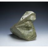 Tago Tazvitya (b.1954) carved sculpture of a bird, signed 'Tago' to the reverse, undated, 24cm