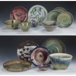 Doug Jones (Contemporary) collection of studio pottery, consisting of chargers, plates and bowls,