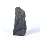 David Mutasa (20th Century Shona School) Untitled abstract figure, carved hardstone, signed to the