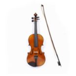 Violin by La Fleur 19th Century, with paper label marked 'La Fleur, Paris and London, dated 1894',