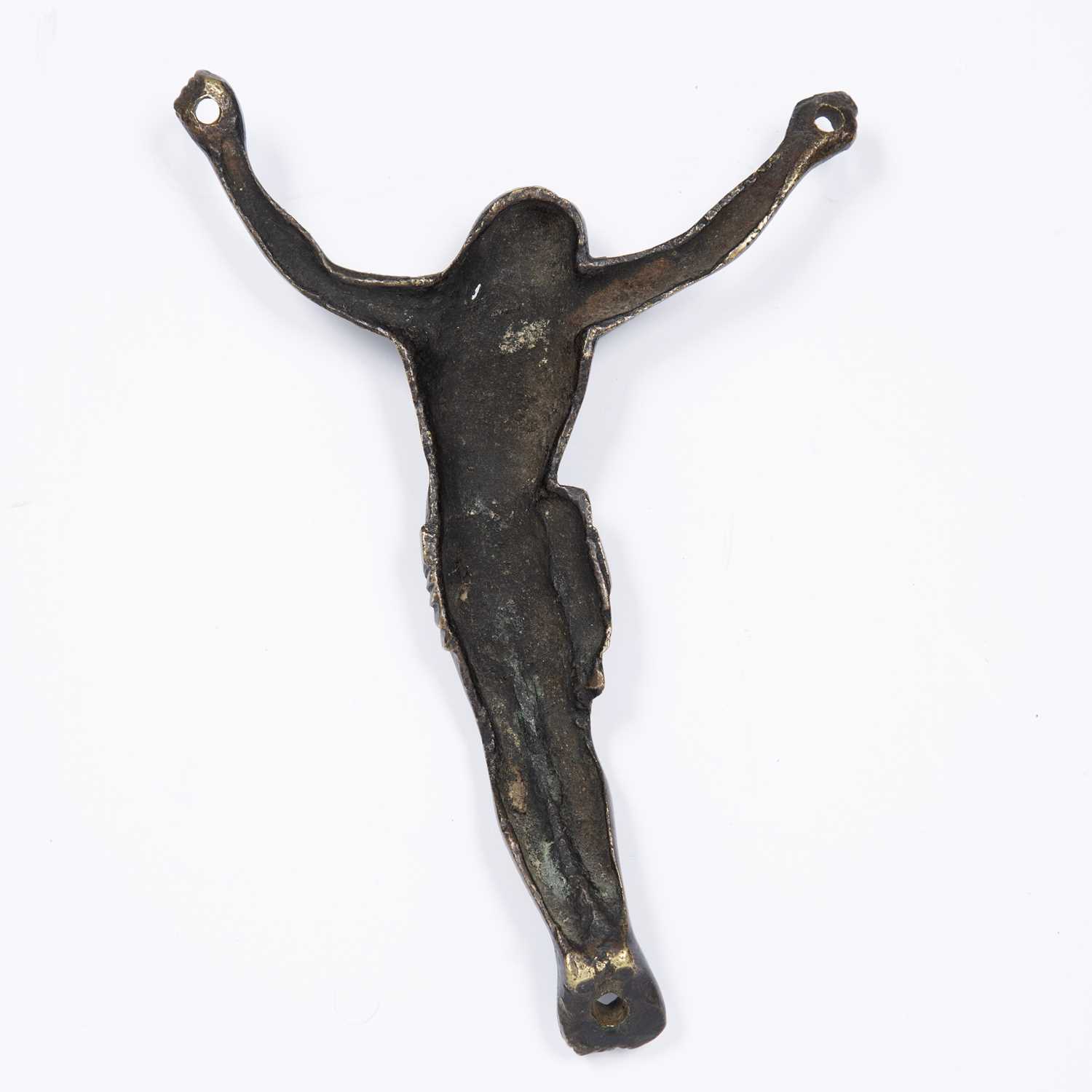 Bronze model of Christ North European, possibly 17th/18th Century, of cast form, 16cm x - Image 2 of 2