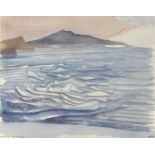 Norman Adams (1927-2005) Scarp - West Coast Sea Study, 1970 titled, signed and dated watercolour