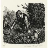 Howard Phipps (b. 1954) The Jobbing Gardener artist proof, signed and dated in pencil (in the