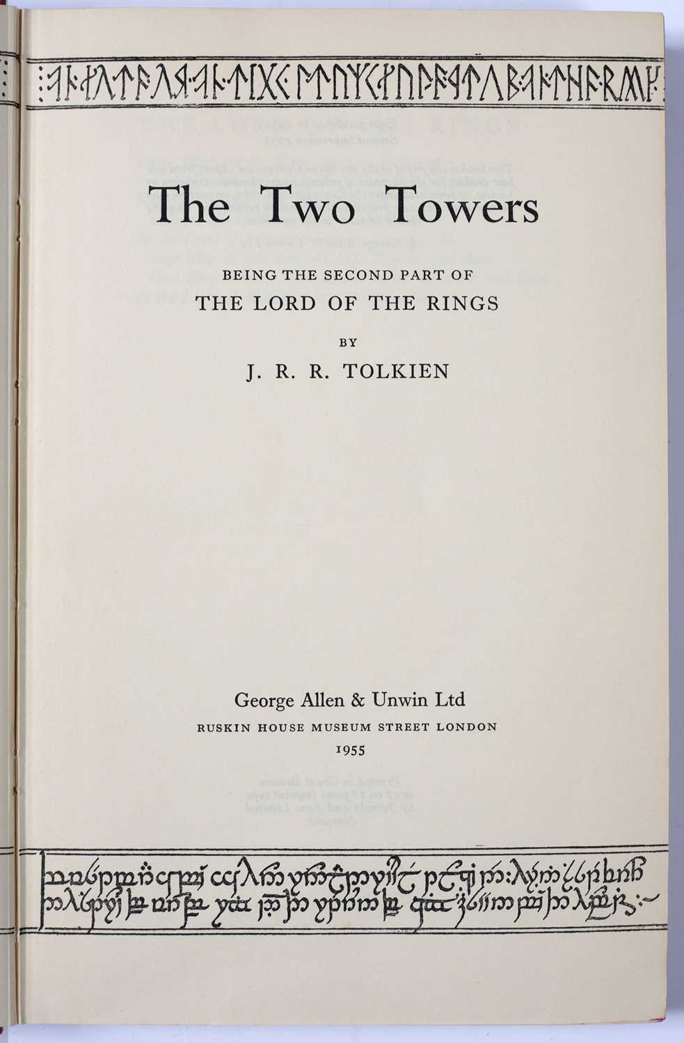 Tolkien (J.R.R.) 'The Lord of the Rings 'Trilogy', 'The Fellowship of the Ring'. 2nd imp 1954, ' - Image 6 of 16