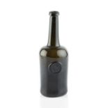 A sealed wine bottle, seal stamped W.C.G. Zeals (William Chaffin Grove, Zeals House, Wiltshire),