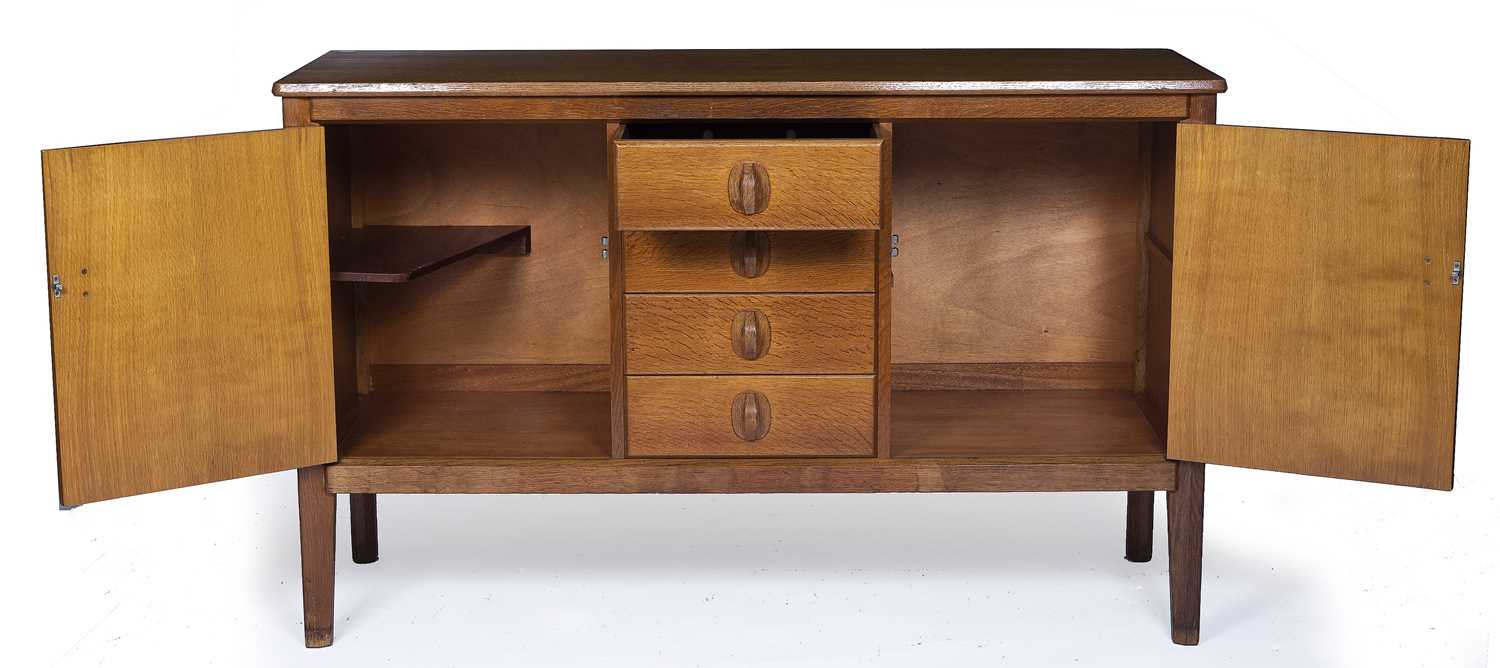Gordon Russell (1892-1980) of Broadway Cotswold oak sideboard, circa 1940, with a plaque to the - Image 2 of 5