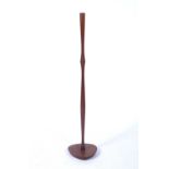 Mid 20th Century teak standard lamp, unmarked, 138cm high to top of the fittingCondition report: