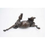 Claire Norrington (b.1969) 'stretch' bronze sculpture, signed and numbered 2/9 to the base, 50cm