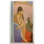 Aldo Salvadori (1905-2002) 'Seated nude' limited edition lithograph, numbered 122/200, signed in