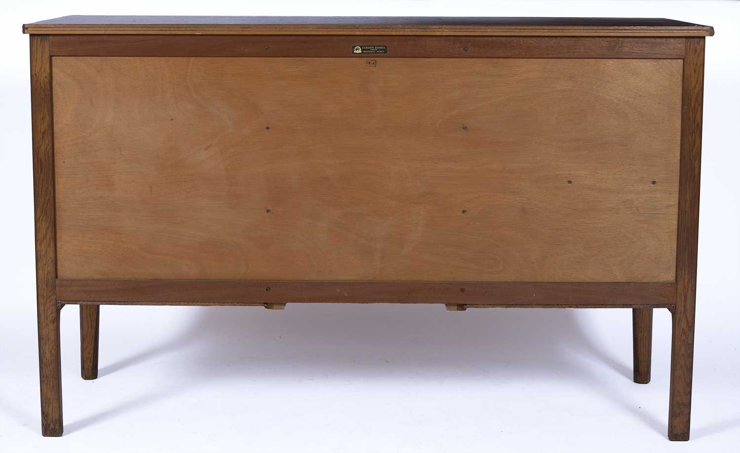 Gordon Russell (1892-1980) of Broadway Cotswold oak sideboard, circa 1940, with a plaque to the - Image 4 of 5