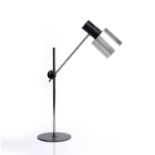 After Peter Nelson (1928-2009) Prova of Italy table lamp, stainless steel effect finish, height