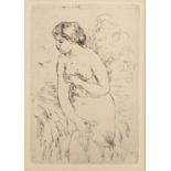 After Pierre-Auguste Renoir (1841-1919) 'Baigneuse debout, a mi-jambes', etching, with provenance