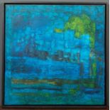 Padraig Macmiadhdachin (mid 20th century school) 'Atlanis Morning', oil on canvas, 71cm square,