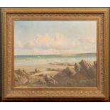 G Watson, coastal scene, oil on canvas, signed to the lower right, framed, 54cm x 44cmCondition