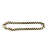 A 9ct gold curb-link bracelet, length 21.5cmCondition report: Approximate gross weight only 17.2gm.