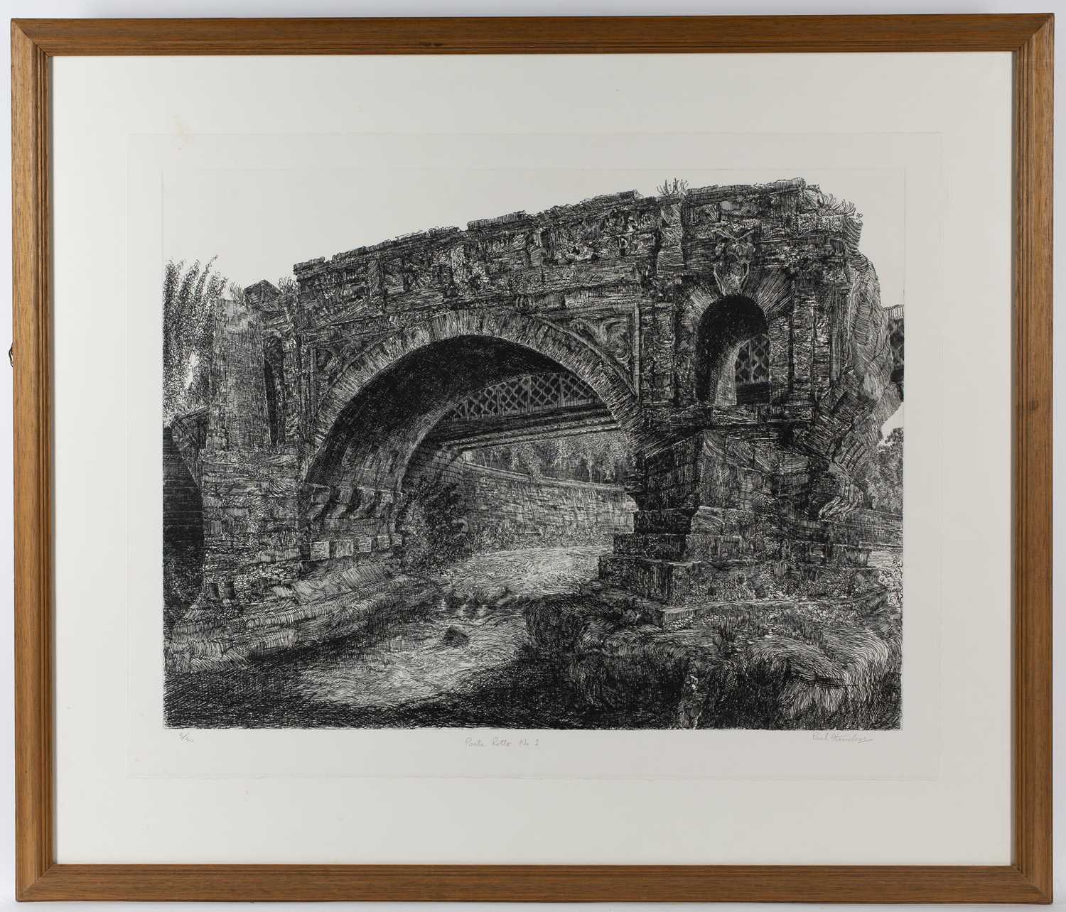 Paul Hawdon (b.1953) Ponte Rotto No. 1, signed and inscribed in pencil to the margin, and numbered - Image 3 of 6