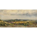 Sophia Beale (19th/20th century) Extensive landscape, possibly Herefordshire borders, signed,