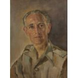 Simon Elwes (1902-1975) Portrait of Mr P.R. Astley, oil on canvas, 58.5 x 43.5cm Simon Elwes,