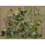 19th century English school 'Forty Wild Flowers Picked on the Shore at Lowood, 1887', apparently