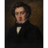 English school (early 19th century) Portrait of James Brunton (b.1801) with curly hair and wearing a